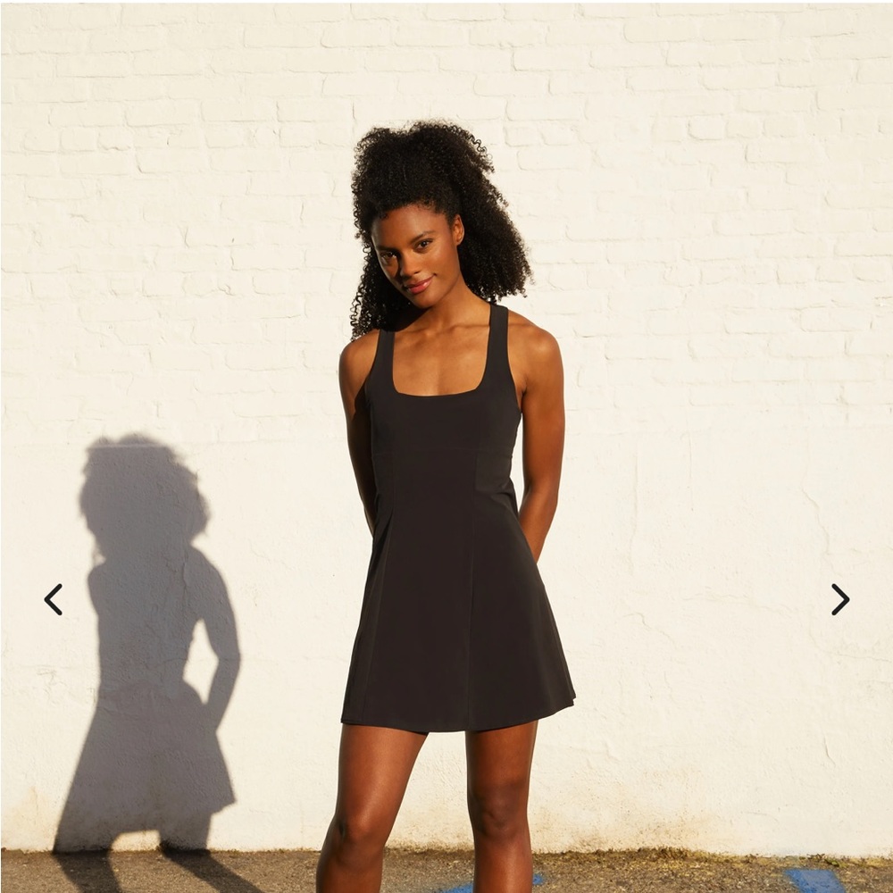 Outdoor Voices Black Tank Mini Dress